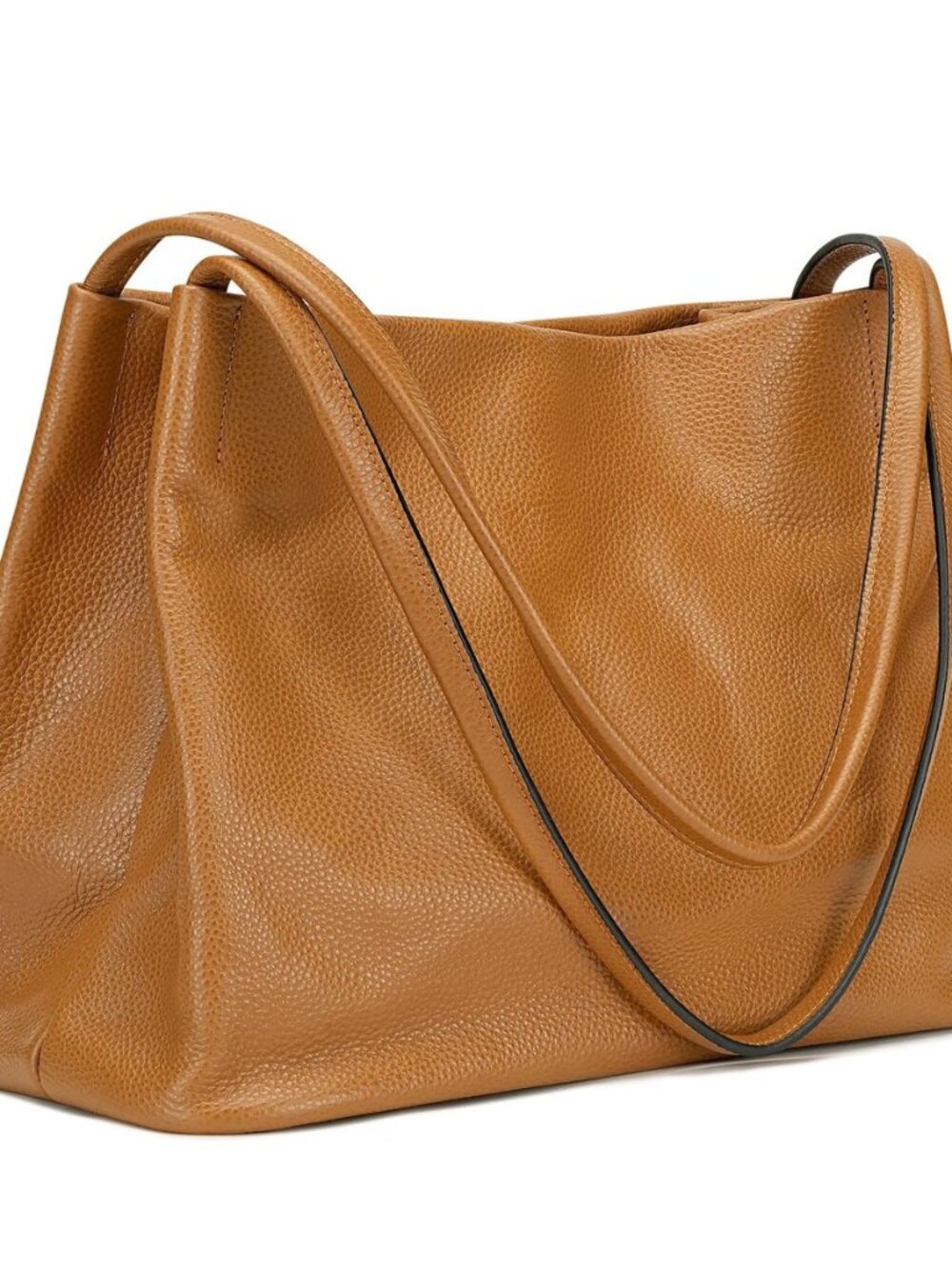 Leather Tote Purse for Women, Casual Hobo Shoulder Bag